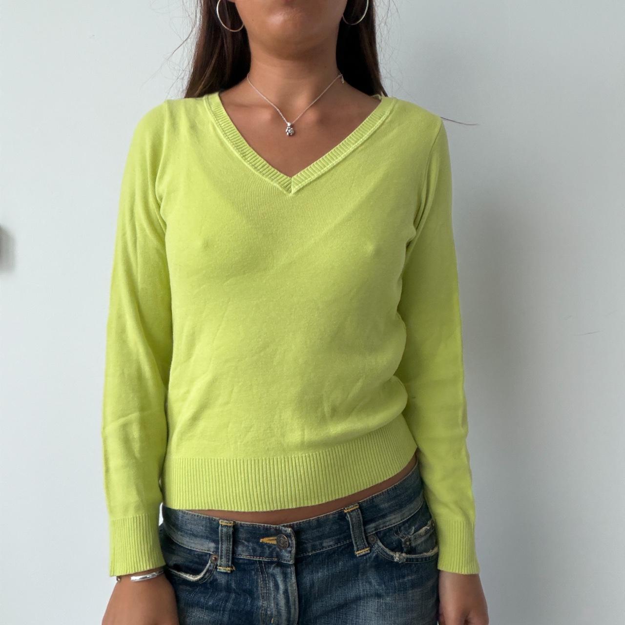 Vintage Lime Green Jumper