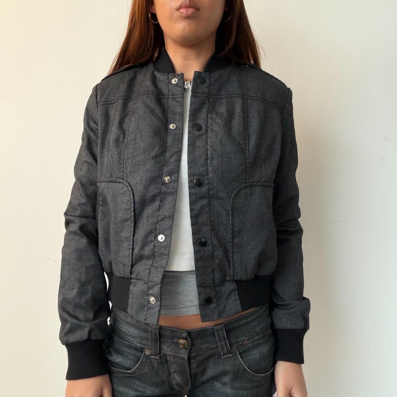 Vintage Denim Bomber