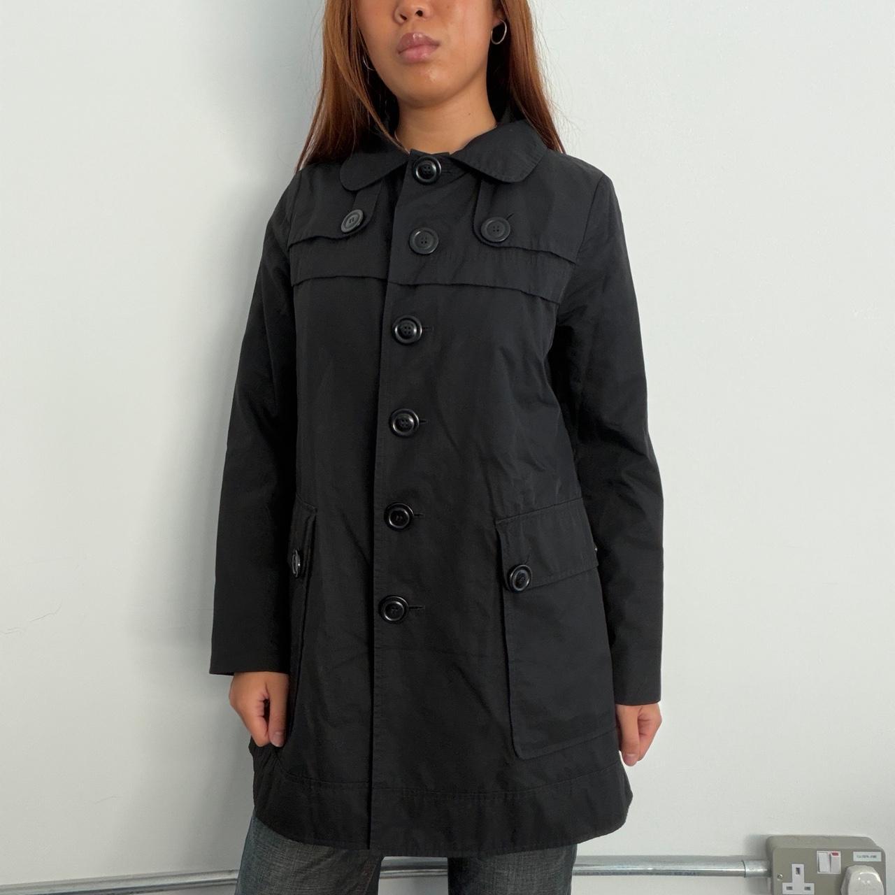 Vintage Black Trench Coat