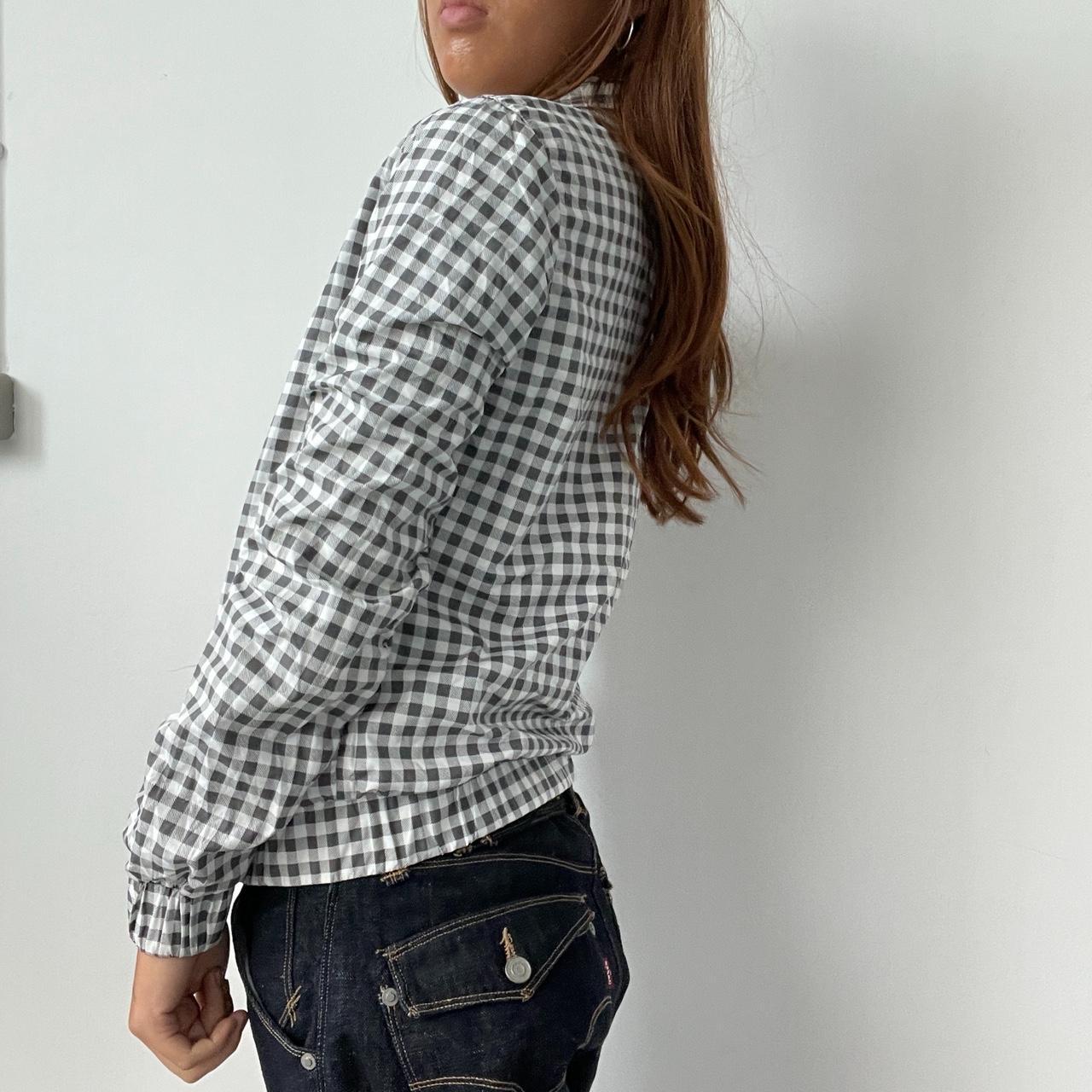 Vintage Checkered Zip Jacket