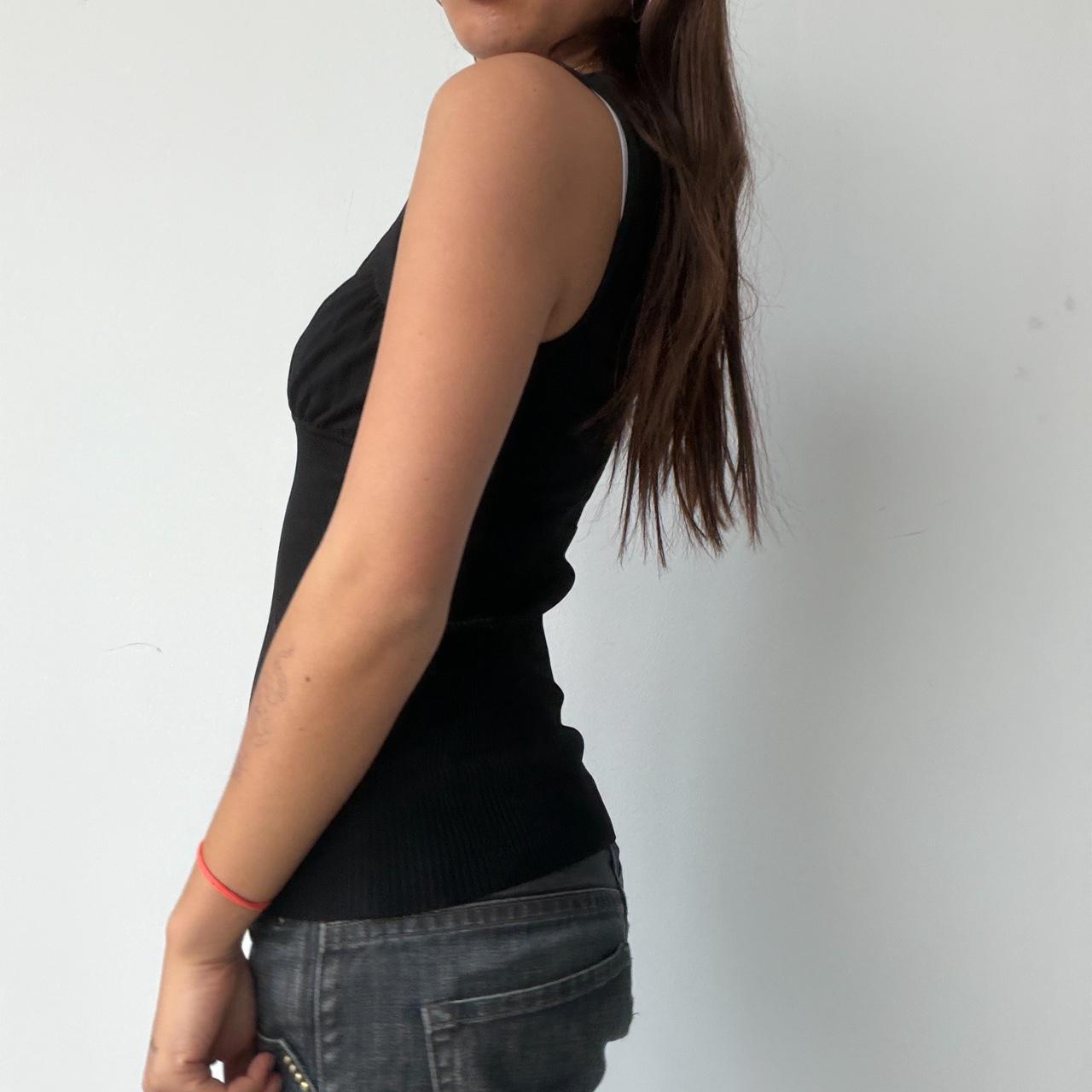Vintage Black Knit Top