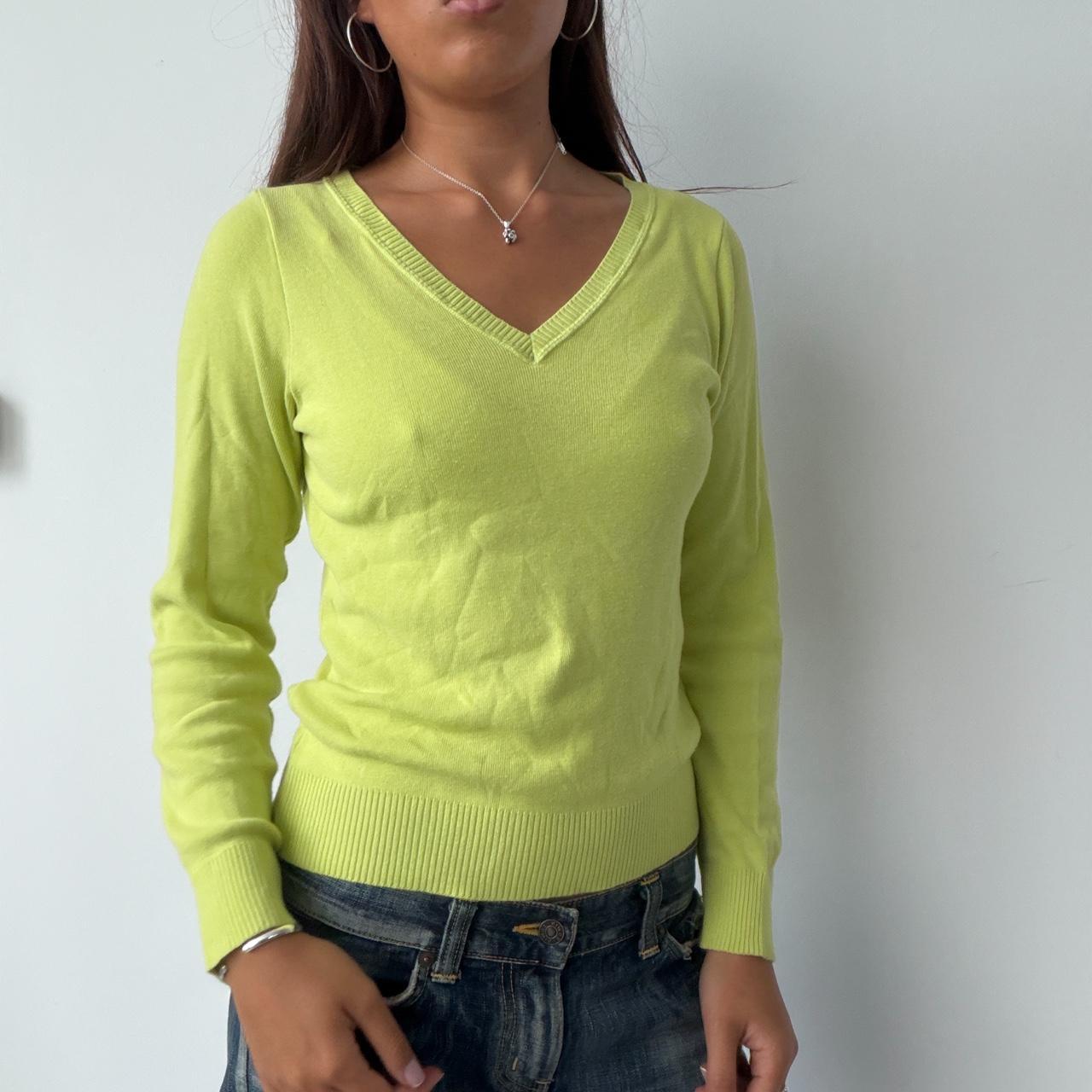 Vintage Lime Green Jumper