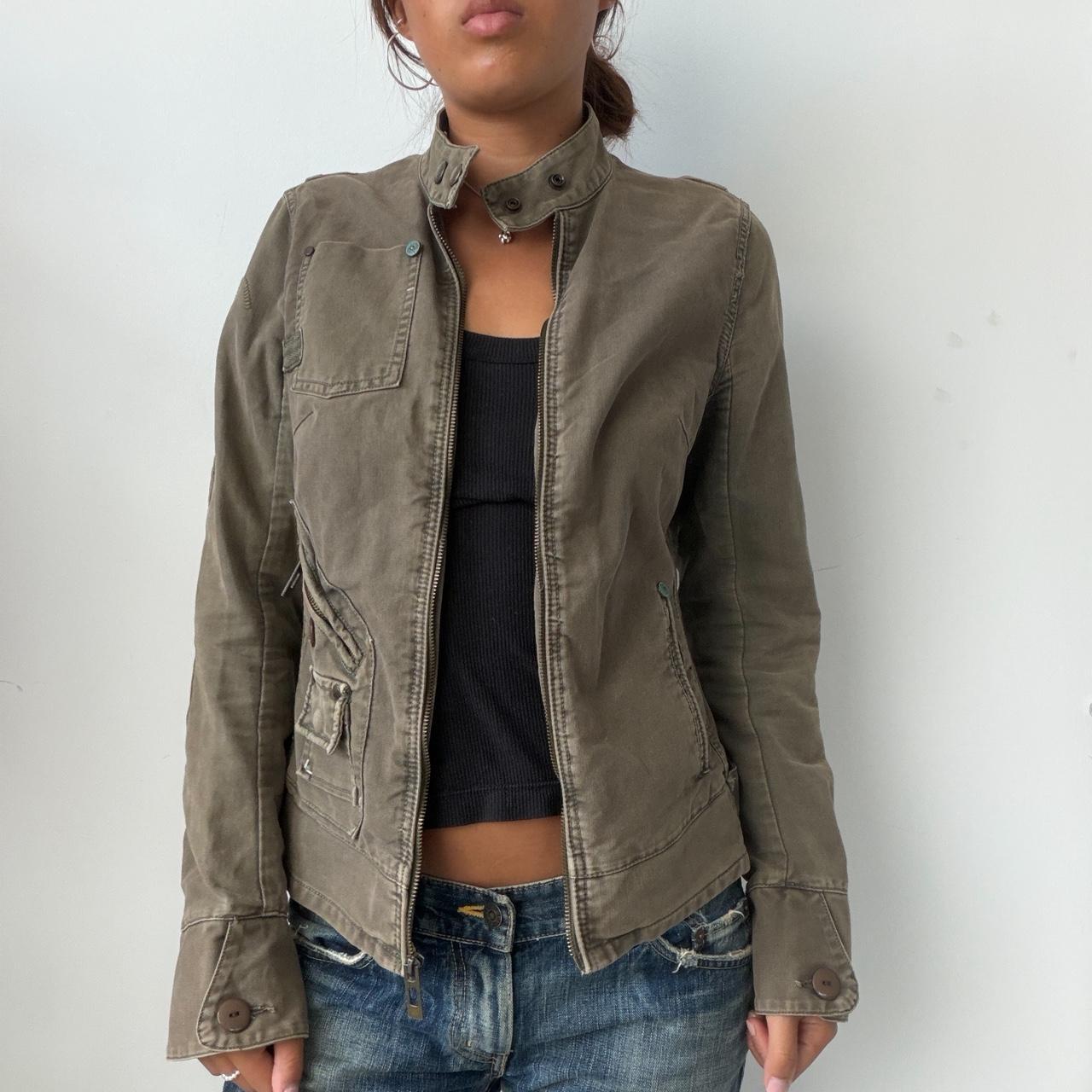 Vintage Khaki Utility Jacket
