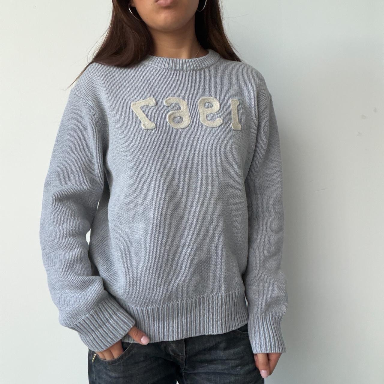Vintage Grey Knit Jumper