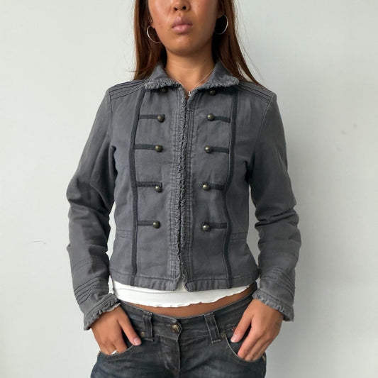 Vintage Blue Military Jacket