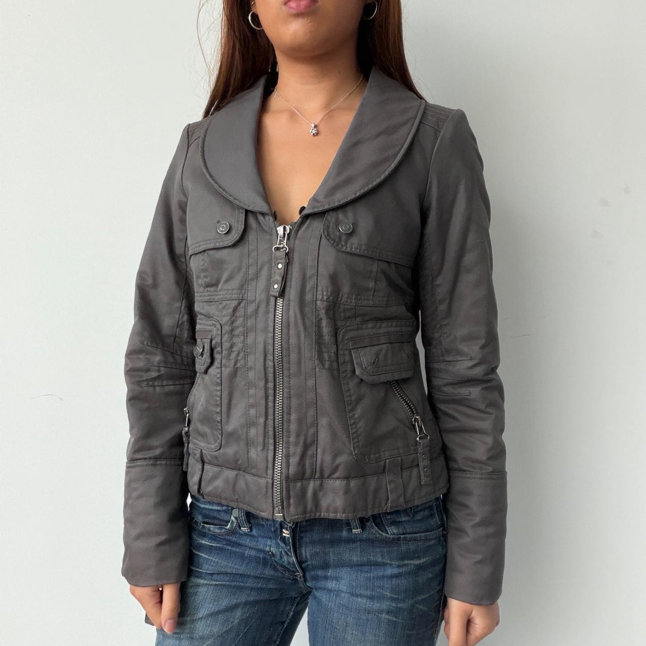 Vintage Grey Utility Jacket