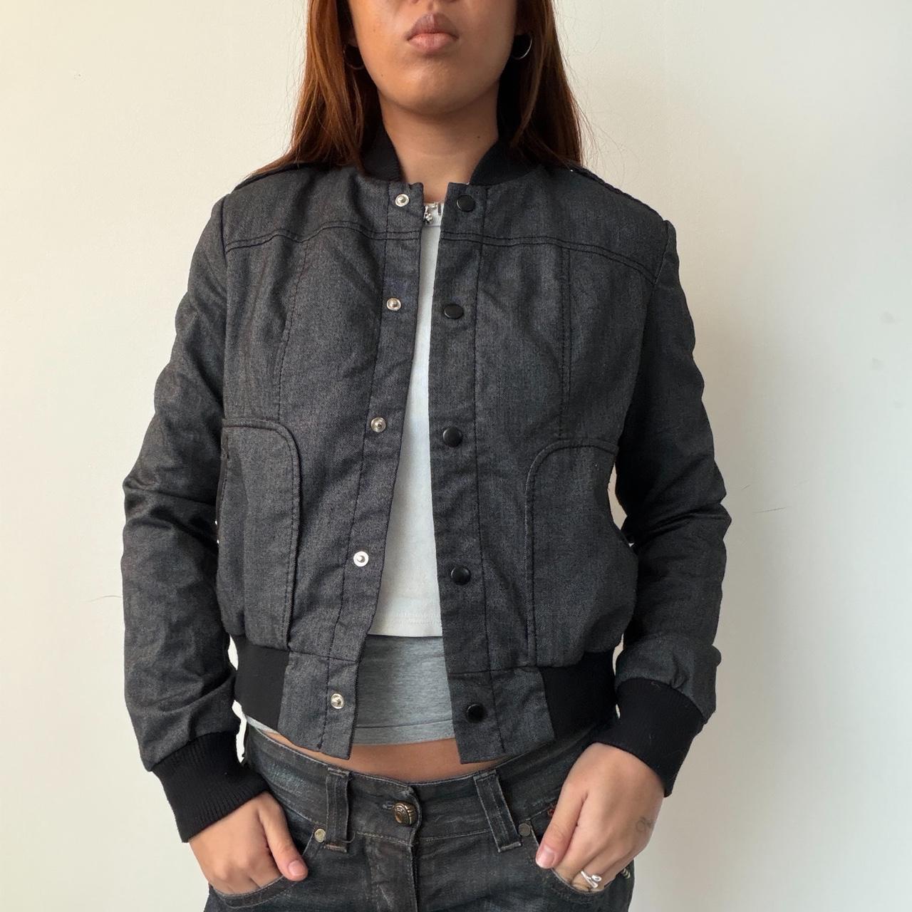 Vintage Denim Bomber