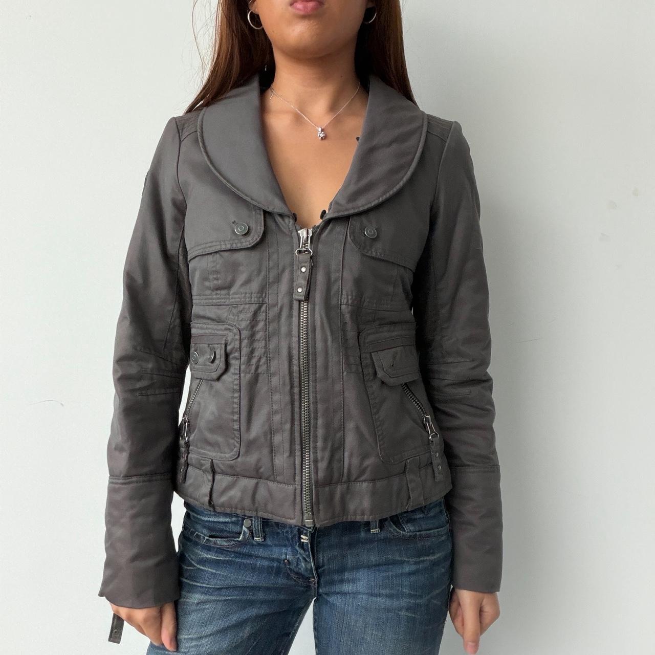 Vintage Grey Utility Jacket