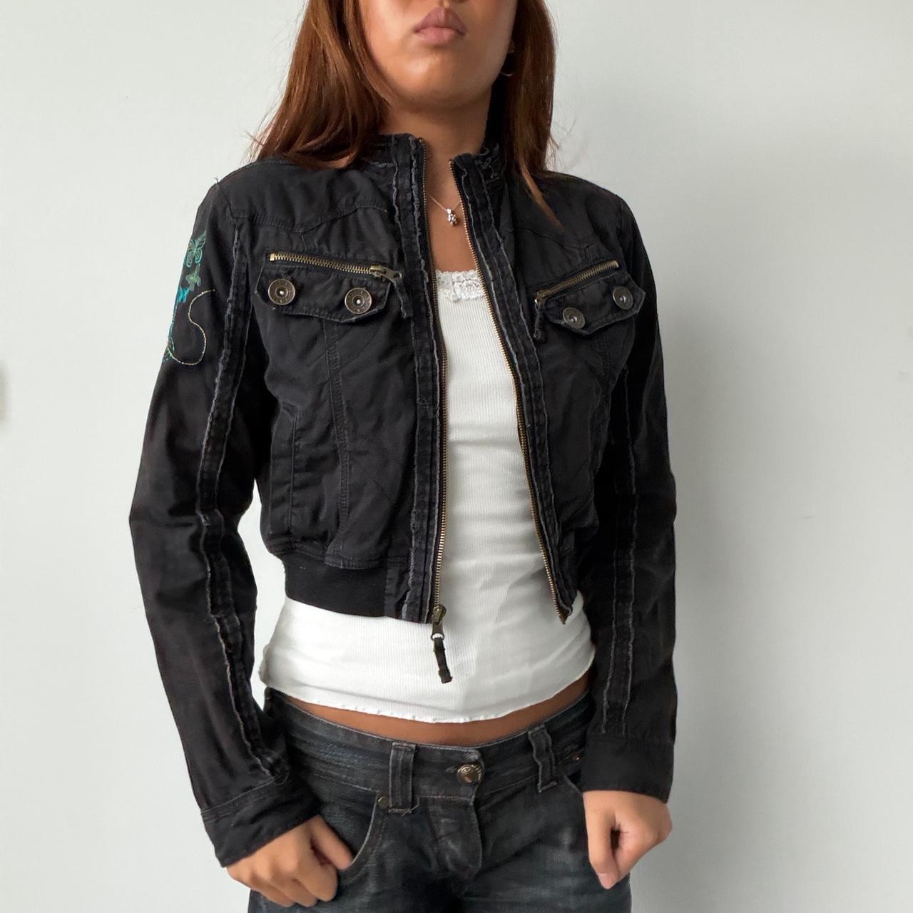 Vintage Brown Cropped Jacket