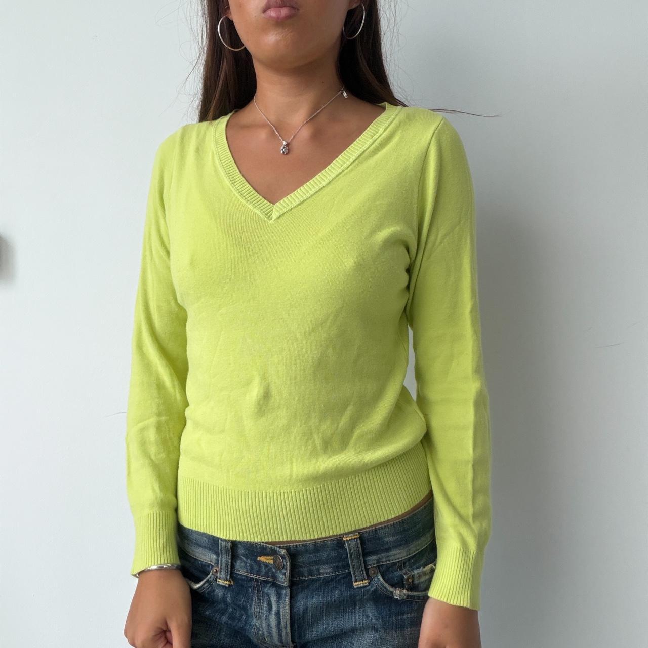 Vintage Lime Green Jumper