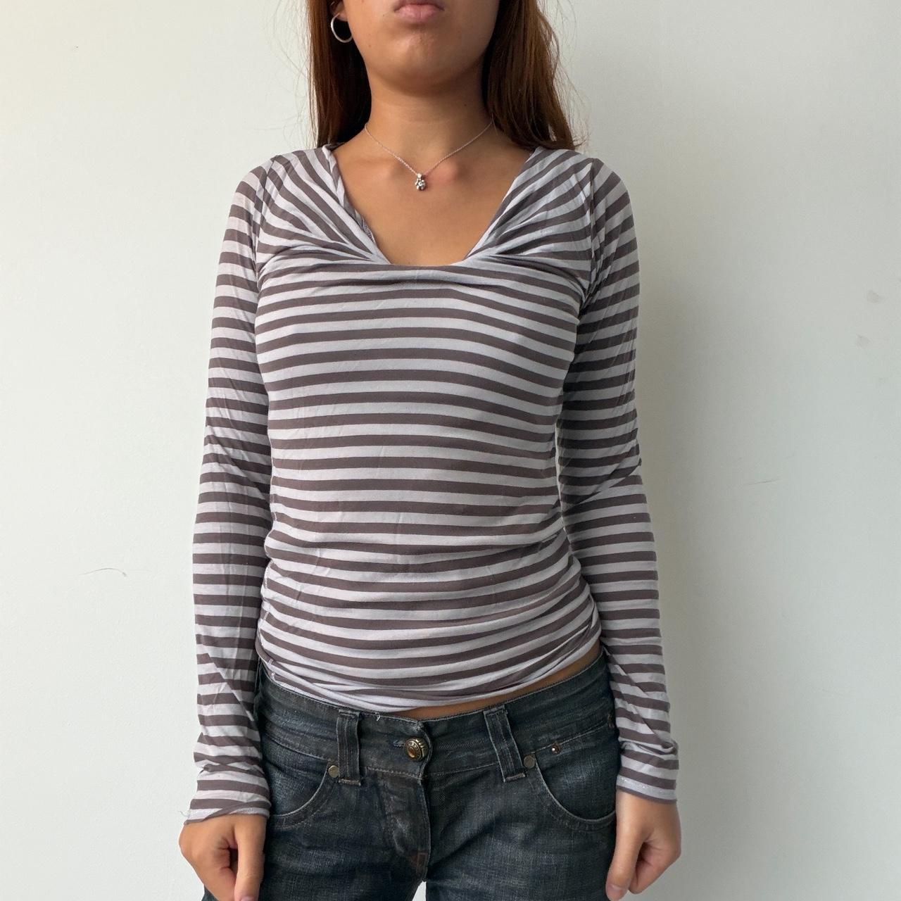 Vintage Stripe Long Sleeve Top