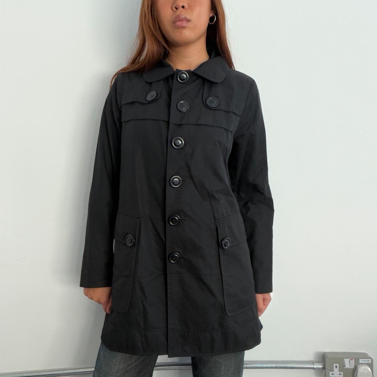 Vintage Black Trench Coat