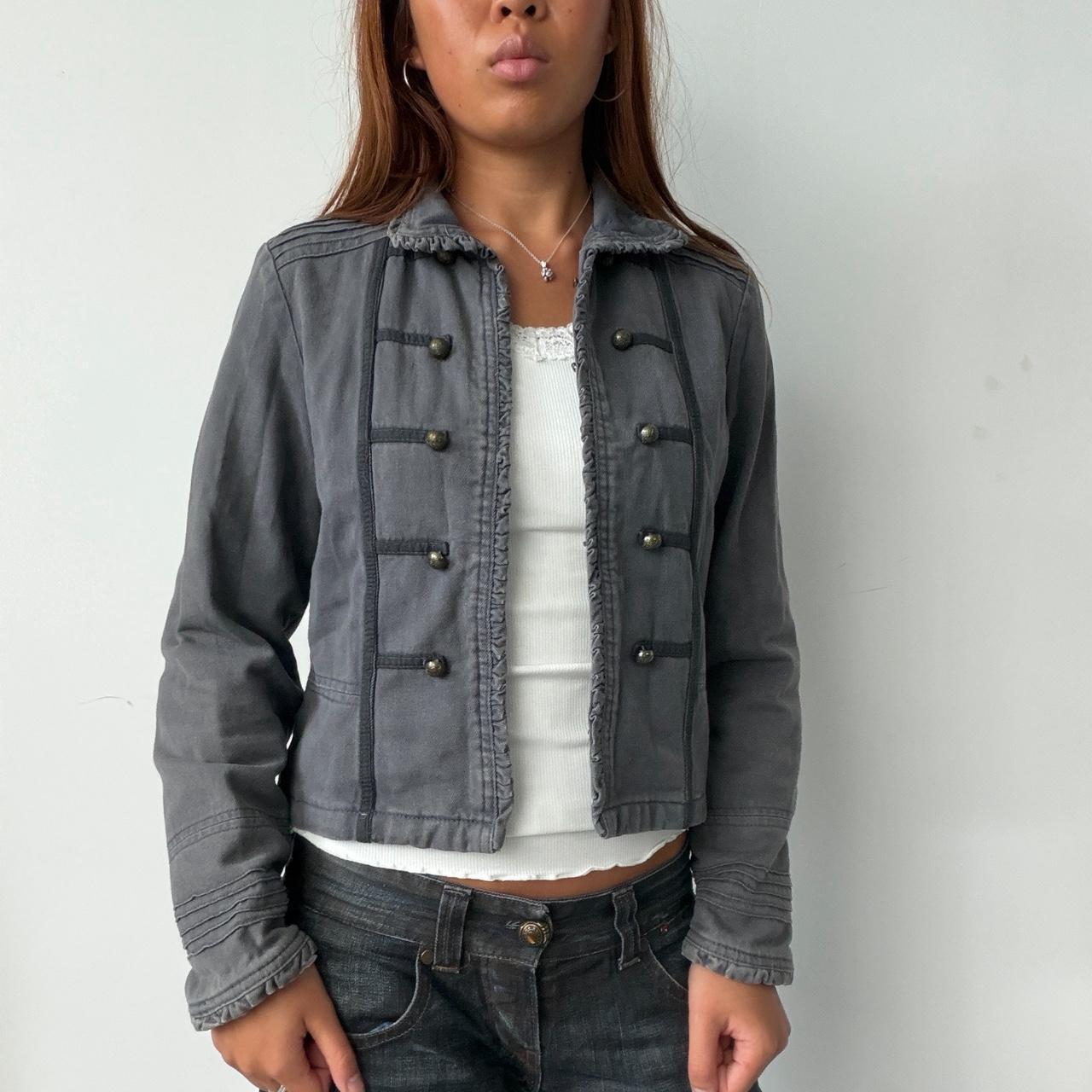 Vintage Blue Military Jacket