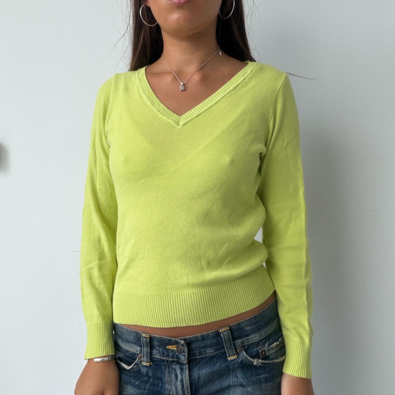 Vintage Lime Green Jumper