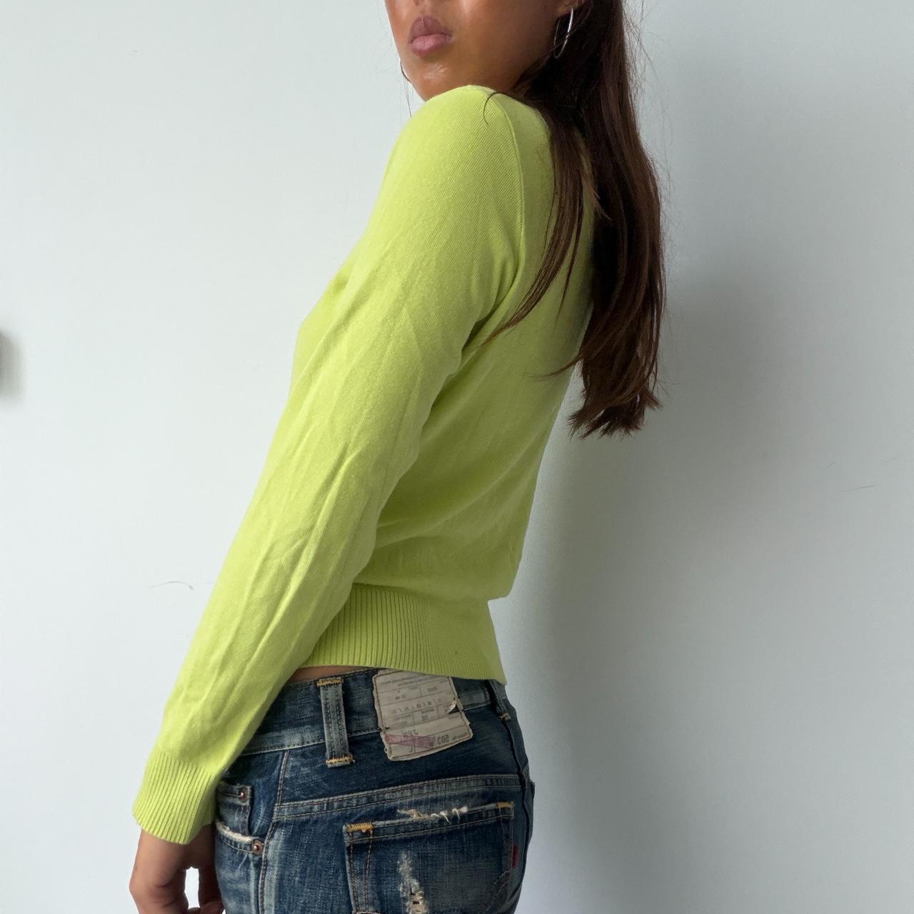Vintage Lime Green Jumper