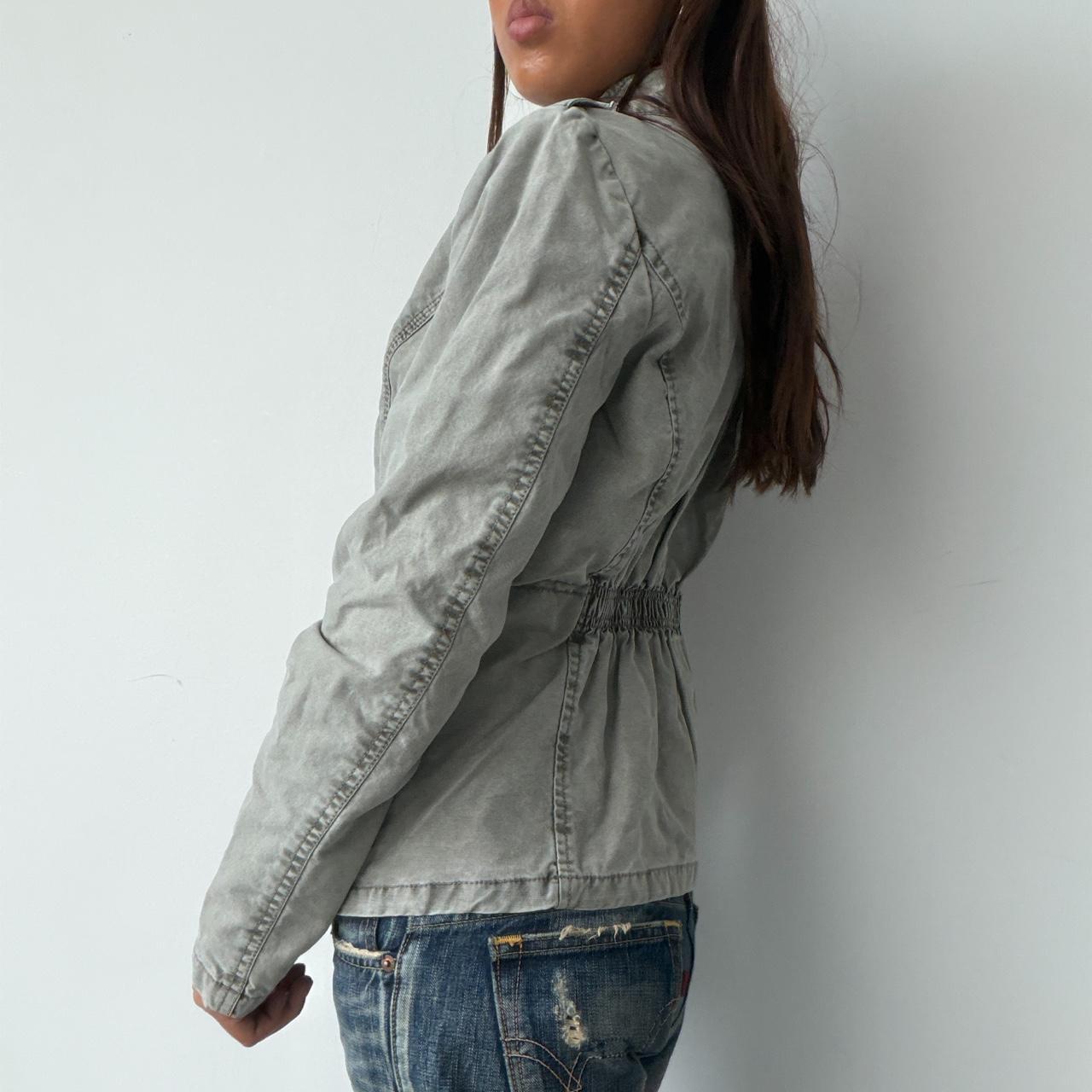 Vintage Grey Utility Jacket