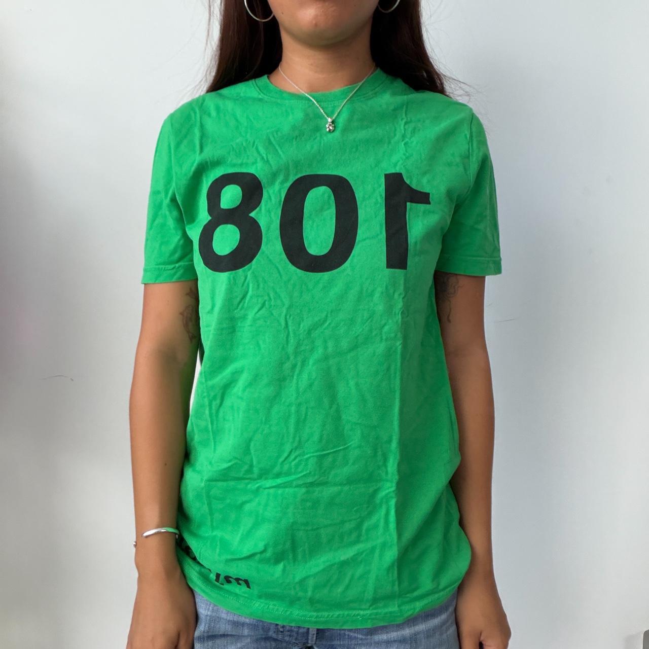 Vintage Green Graphic Top