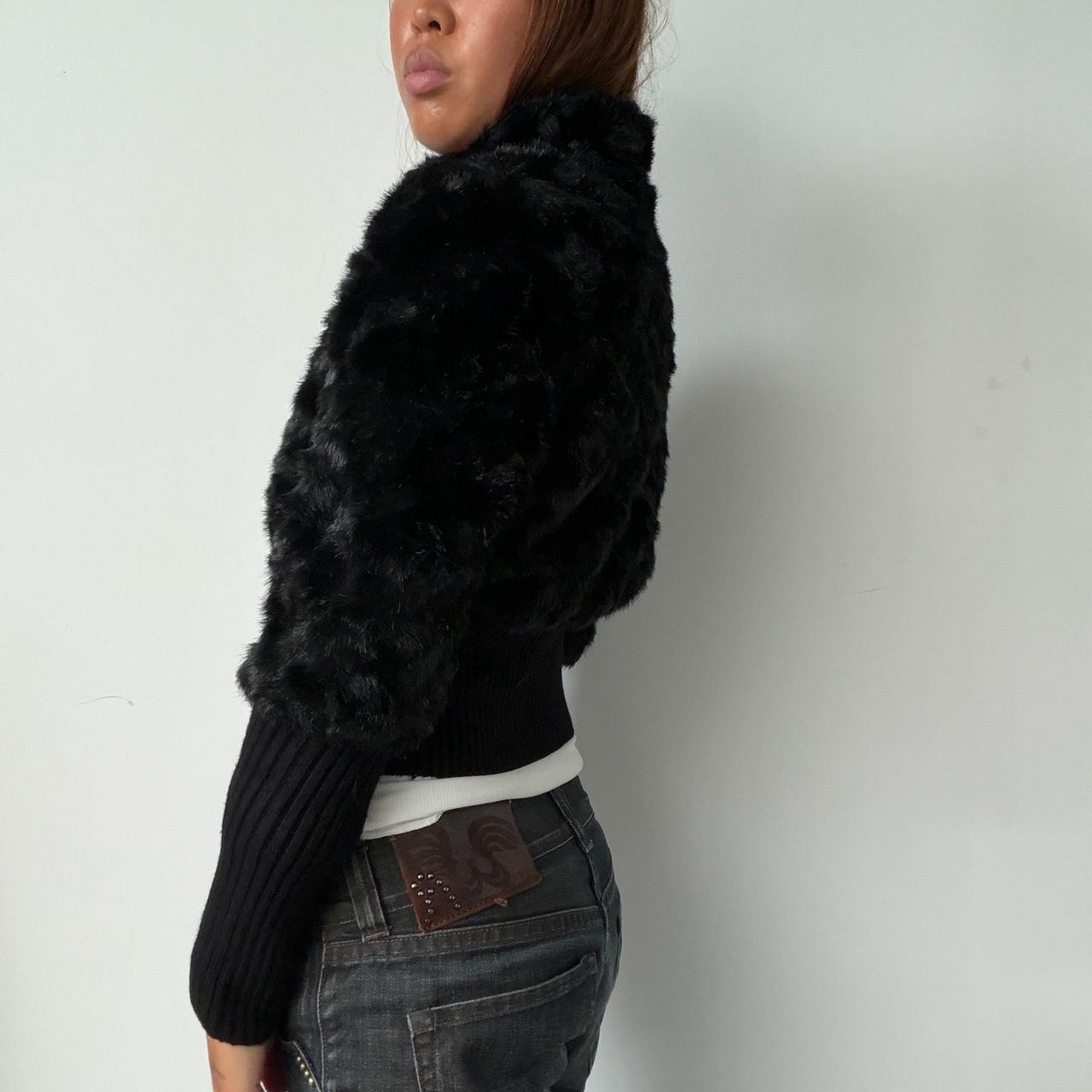 Vintage Black Fur Jacket