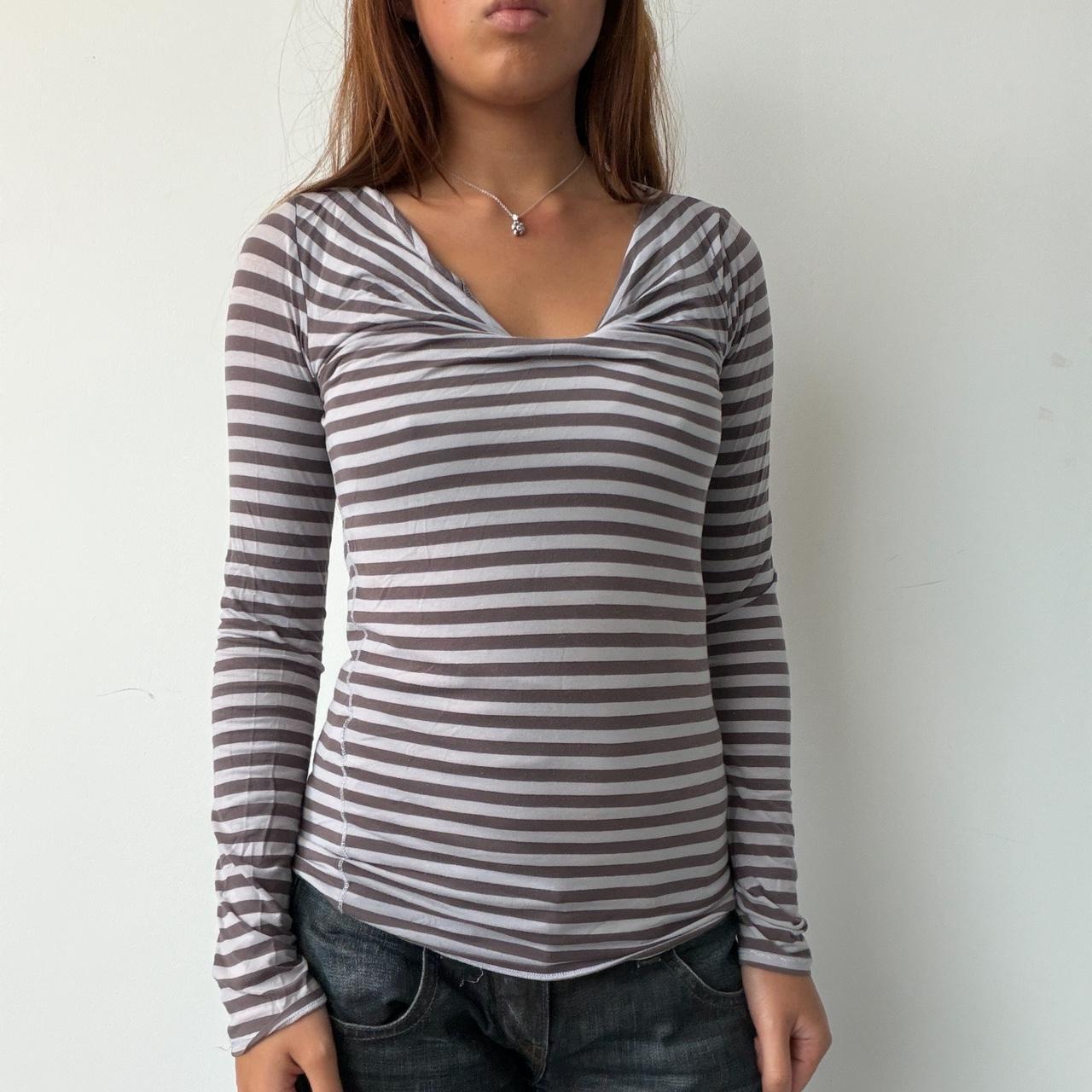 Vintage Stripe Long Sleeve Top