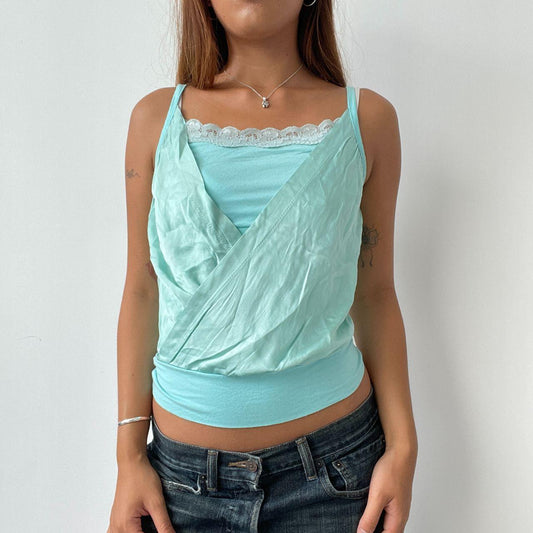 Vintage Turquoise Vest Top