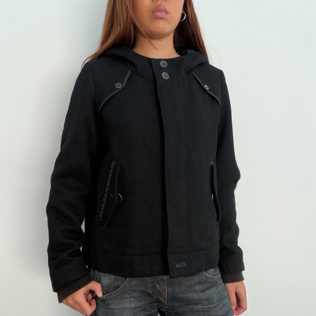 Vintage Black Wool Diesel Jacket