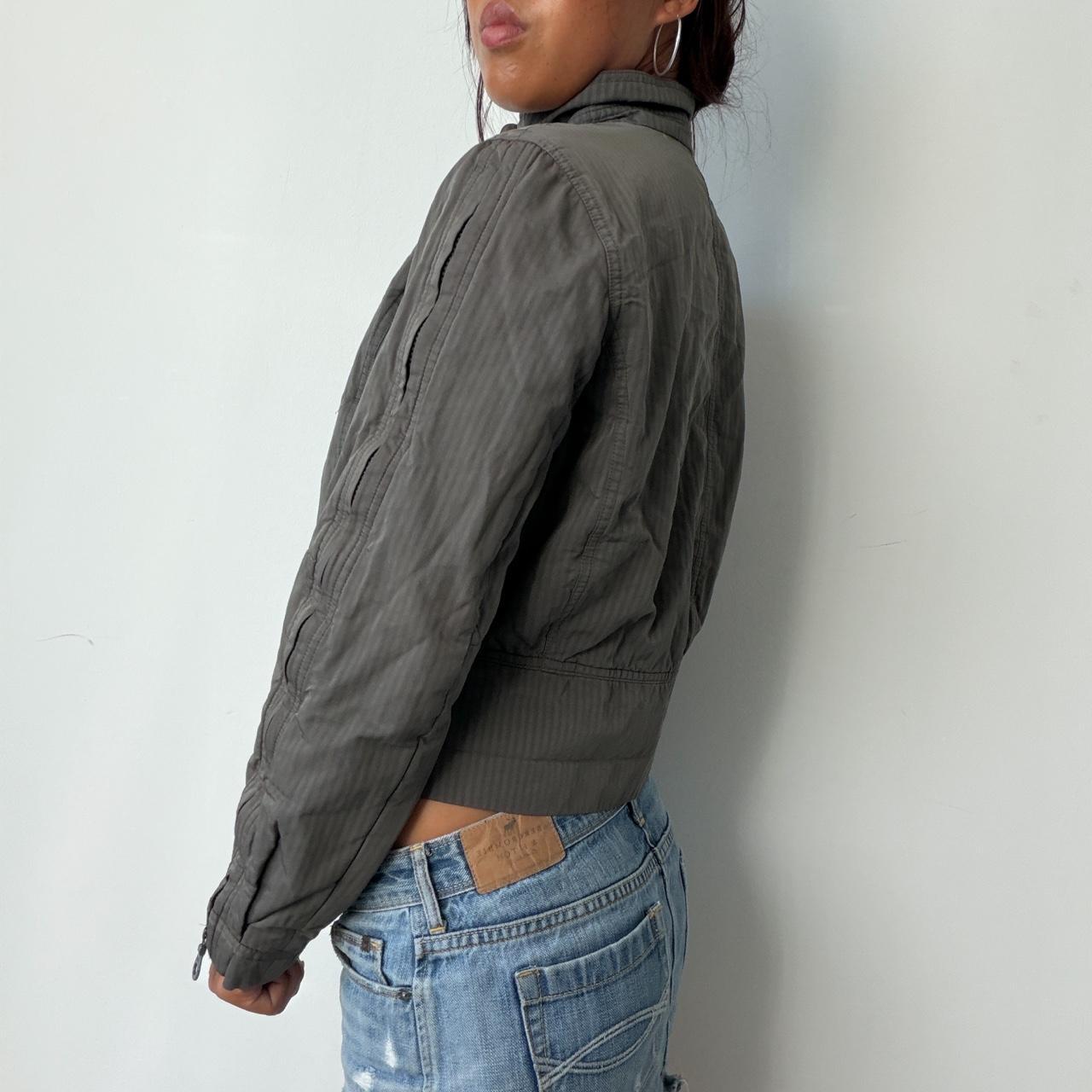 Vintage Grey Zip Up Jacket