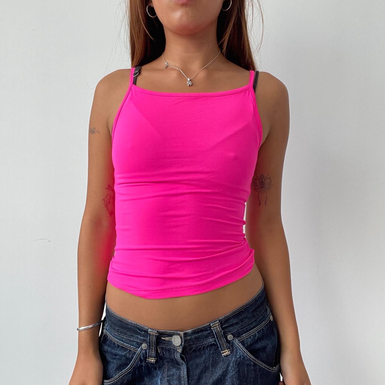 Vintage Neon Pink Top