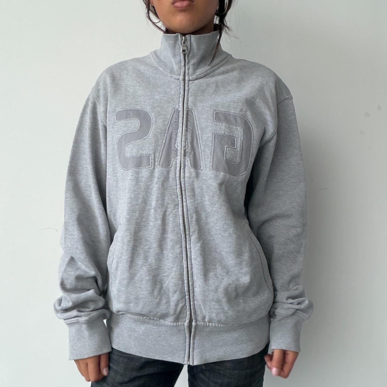 Vintage Grey Zip Up