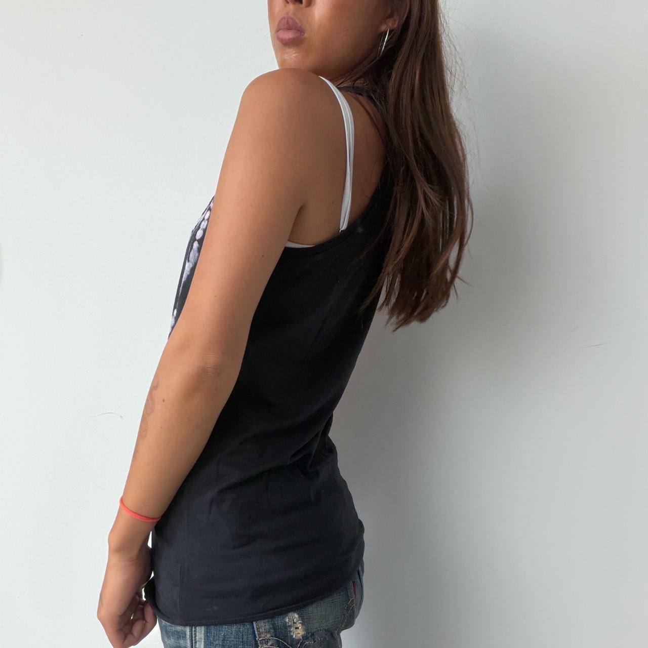Vintage Black Graphic Vest
