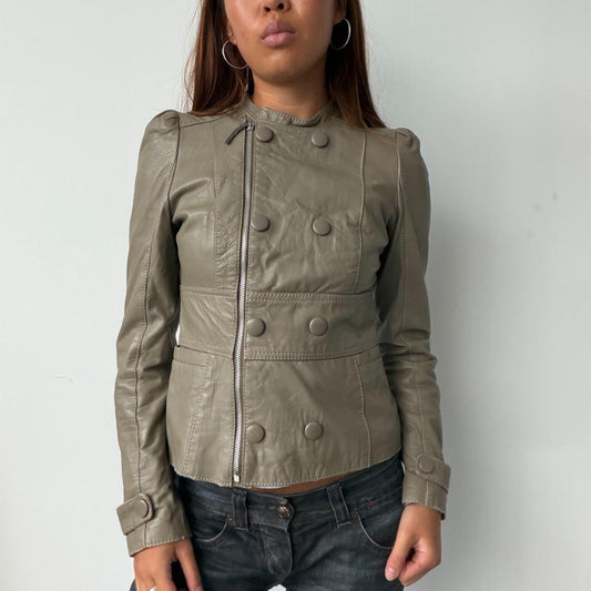 Vintage Beige Grey Jacket