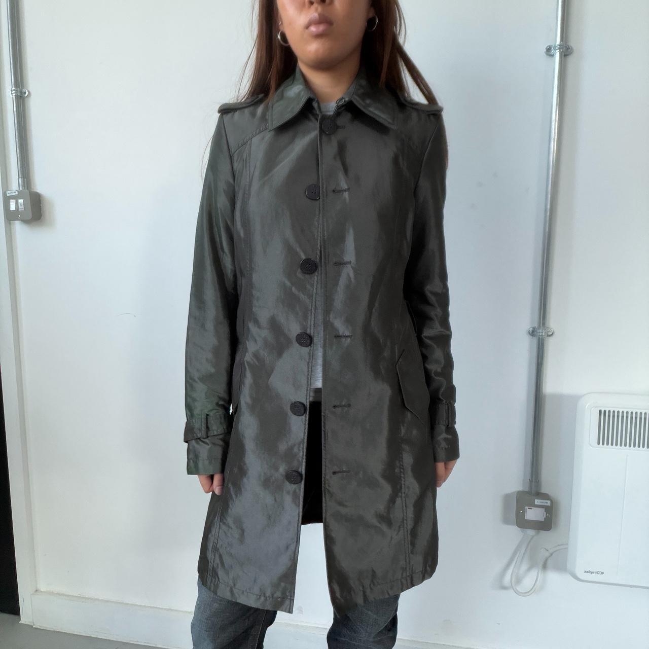 Vintage Grey Trench Coat