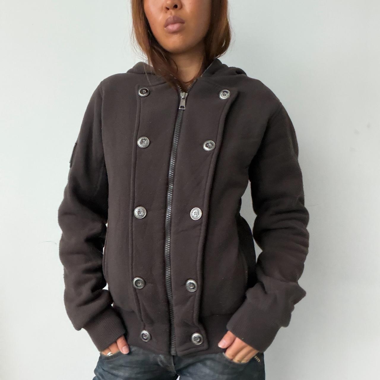 Vintage Brown Military Jumper