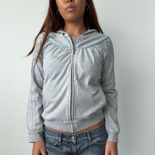 Vintage Grey Adidas Zip Up