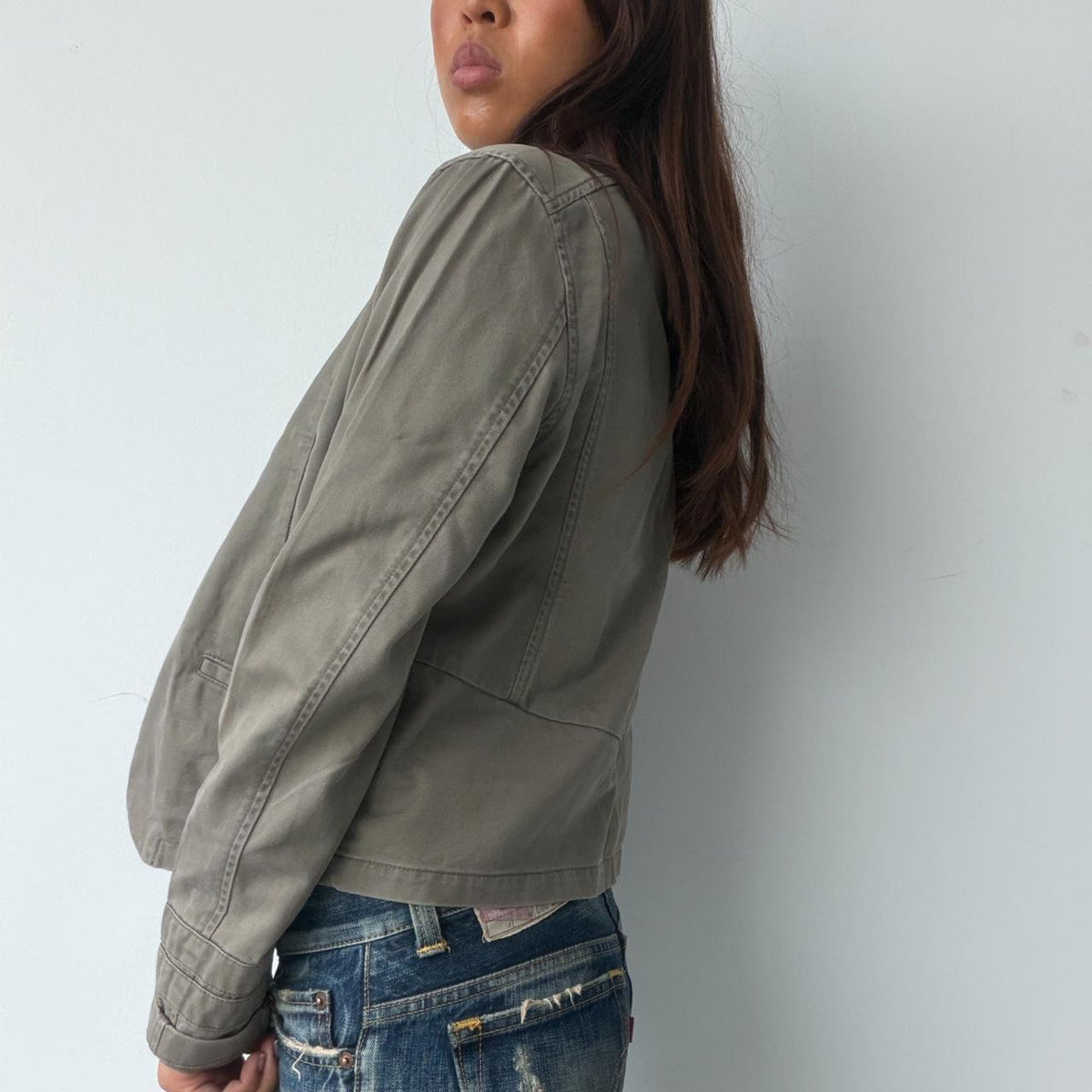 Vintage Green Military Jacket