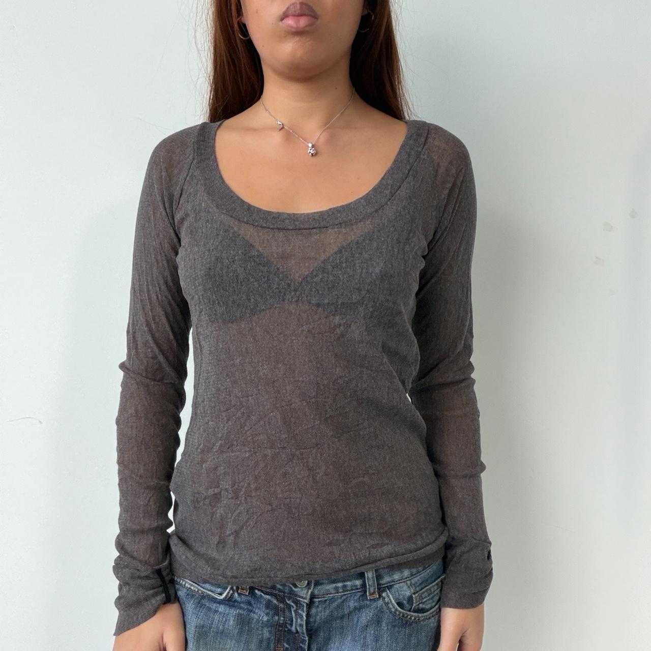 Vintage Cop Copine Grey Long Sleeve