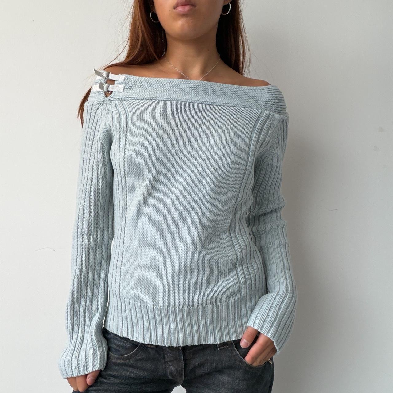 Vintage Baby Blue Knit
