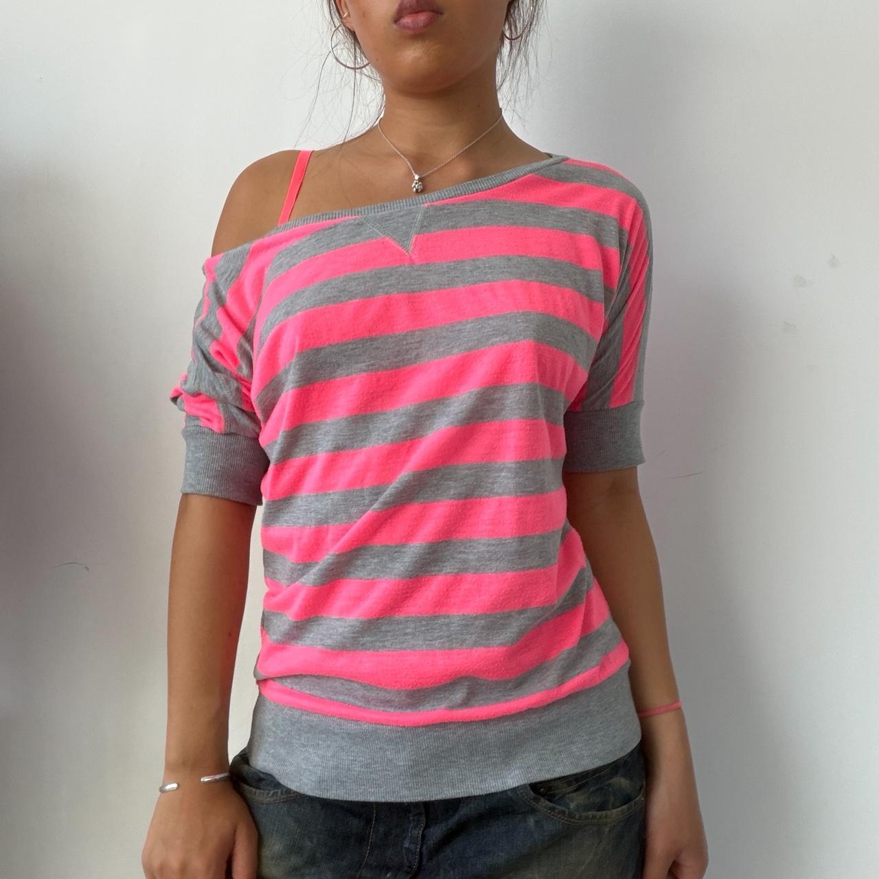 Vintage Pink Stripe Top