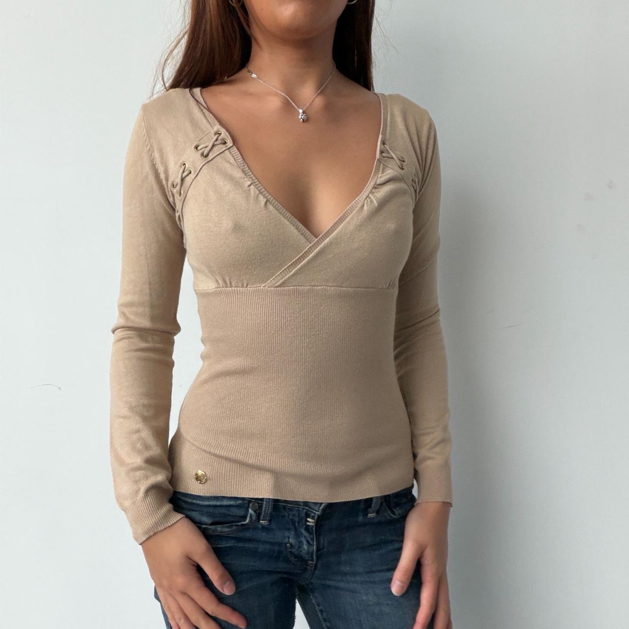 Vintage Beige Knit Jumper