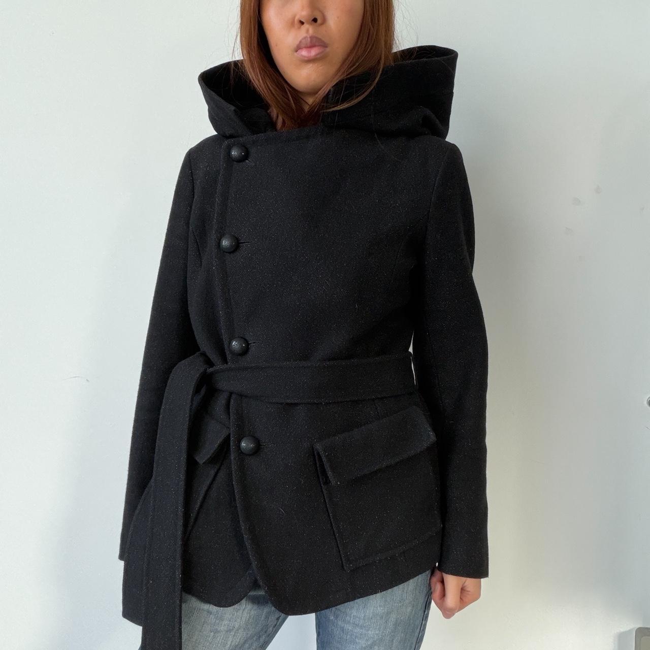 Vintage Cop Copine Hooded Coat