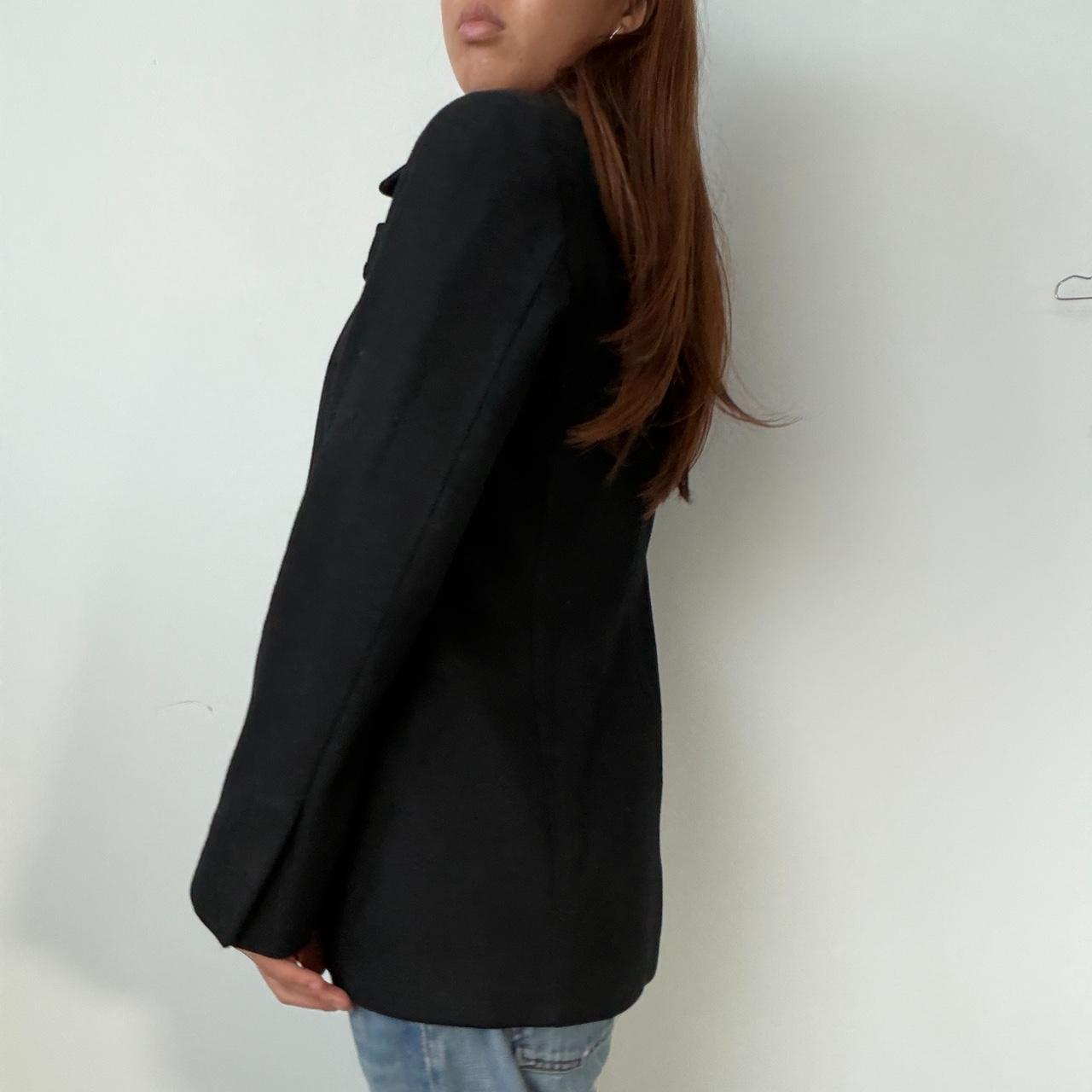 Vintage Black Cop Copine Coat