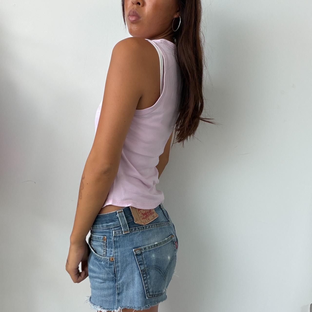 Vintage Baby Pink Vest Top