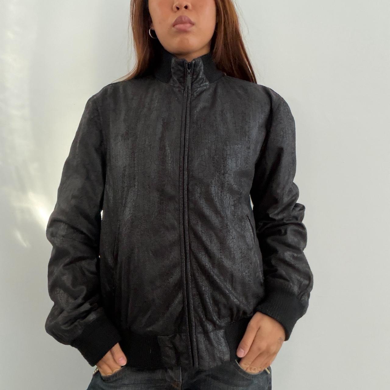 Vintage Black Zip Up Jacket