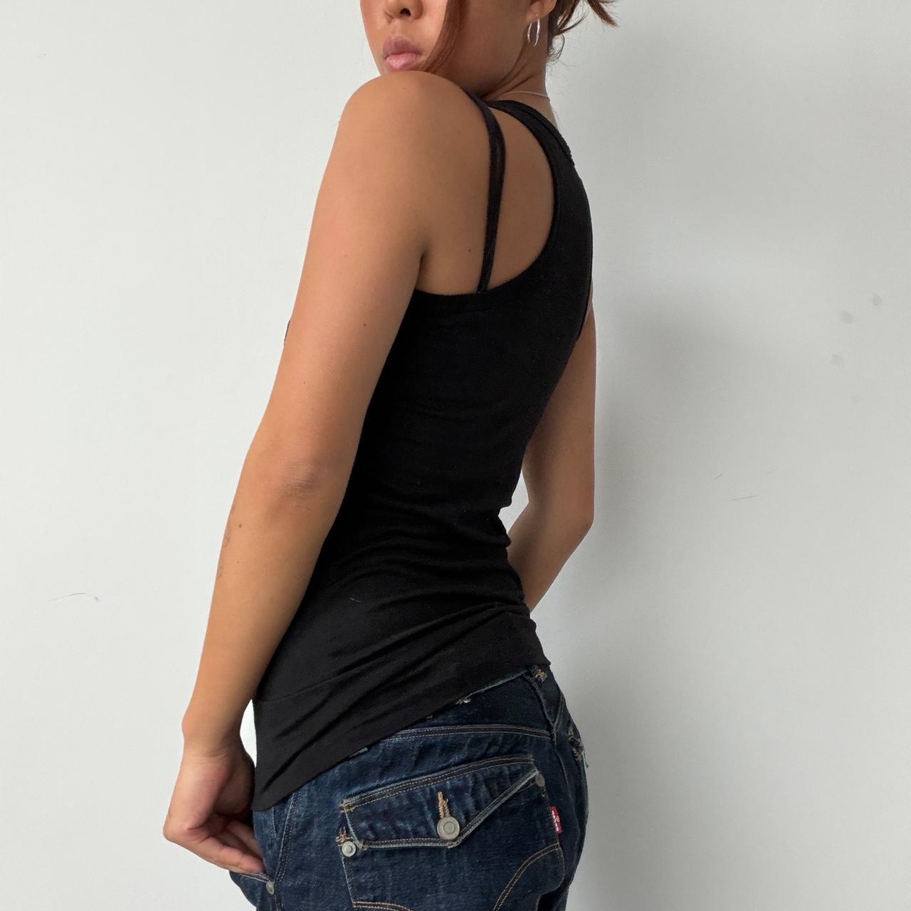 Vintage Black Tank Top