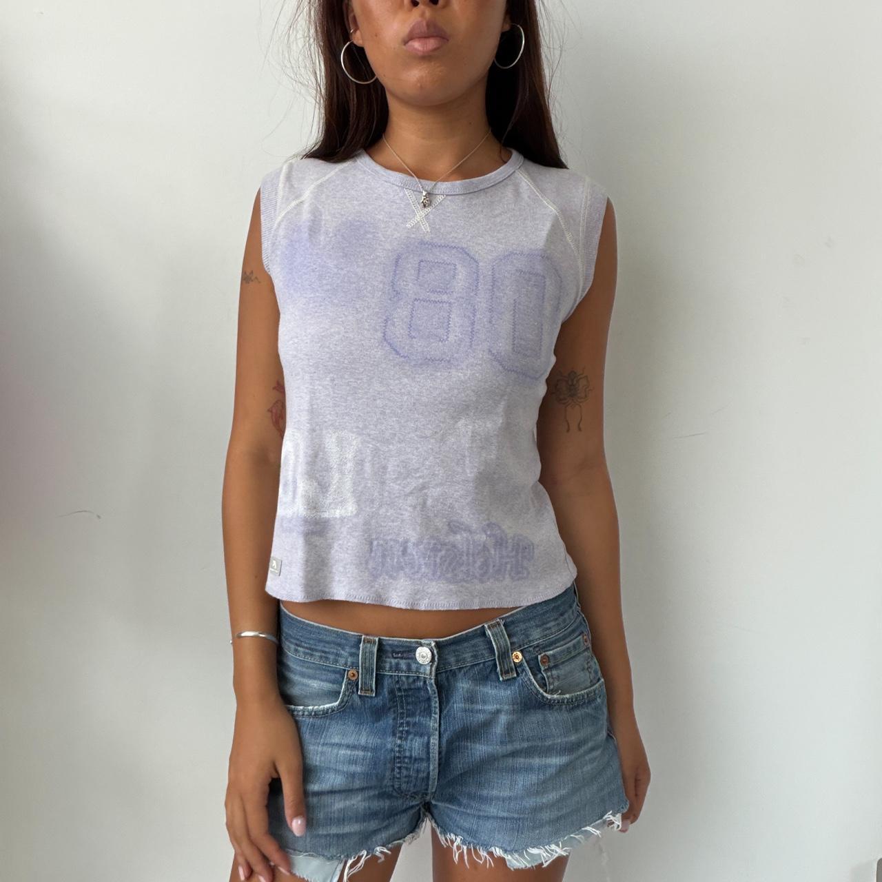 Vintage Lilac Graphic Top