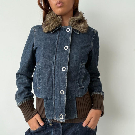 Vintage Brown Denim Jacket