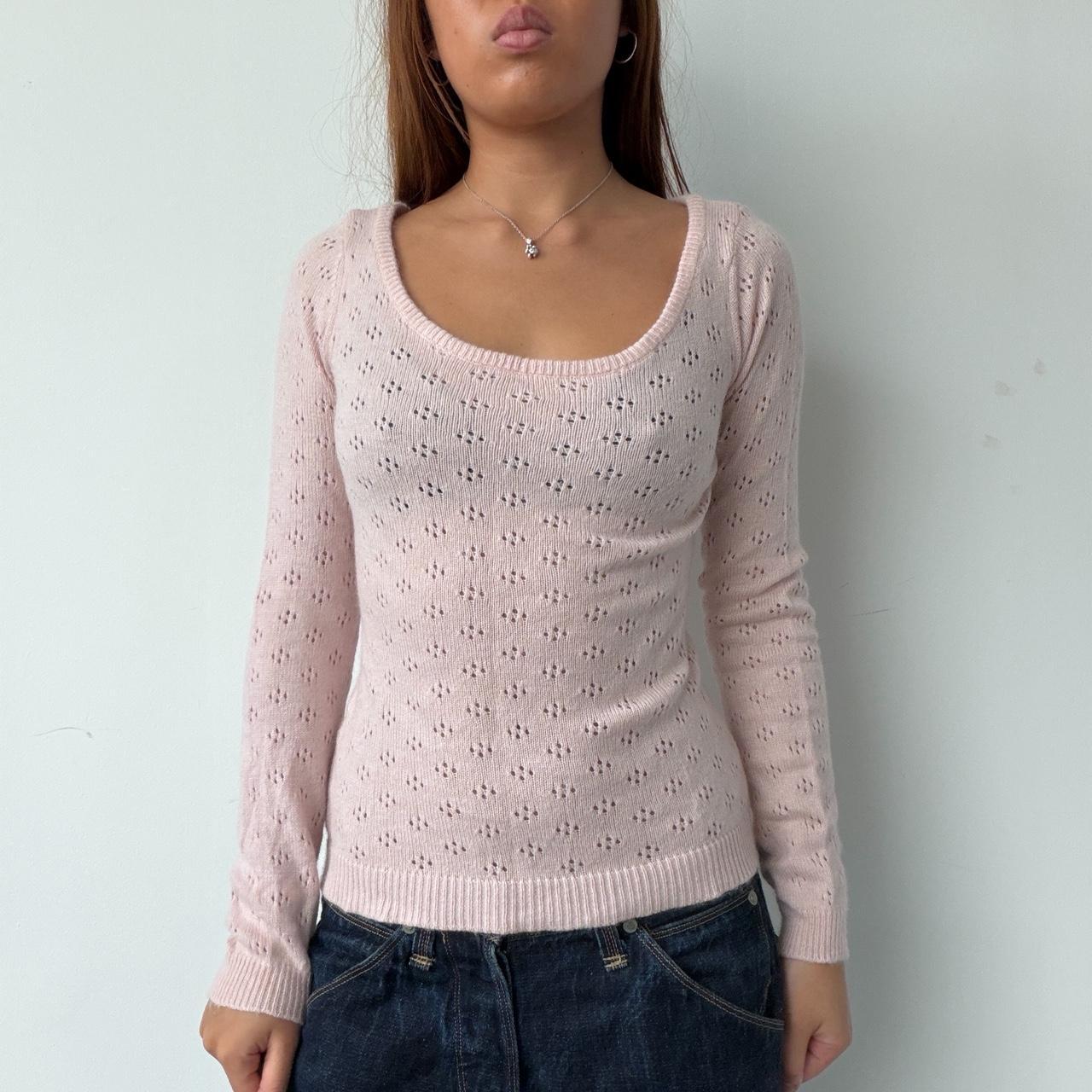 Vintage Baby Pink Knit