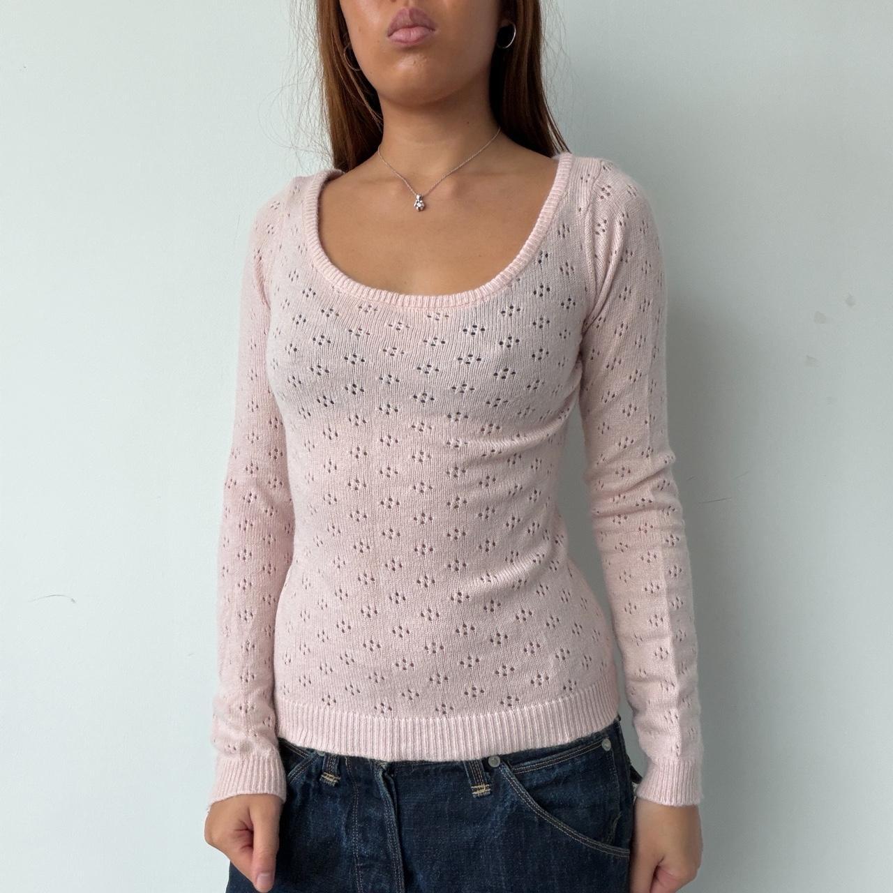 Vintage Baby Pink Knit