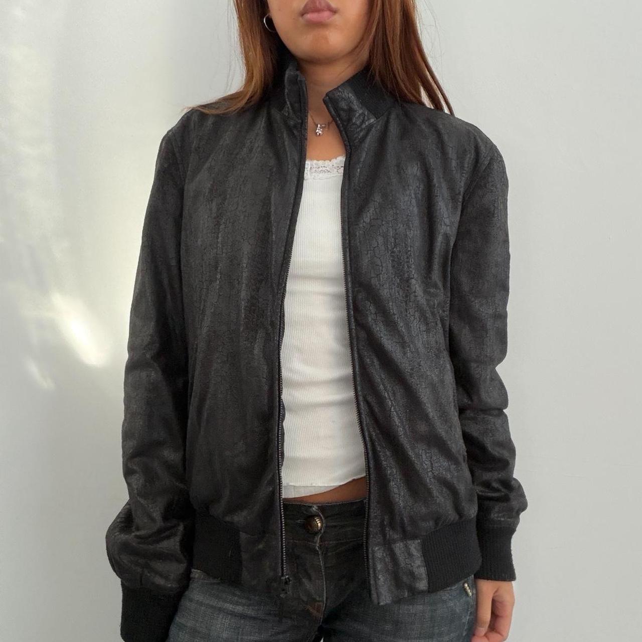 Vintage Black Zip Up Jacket