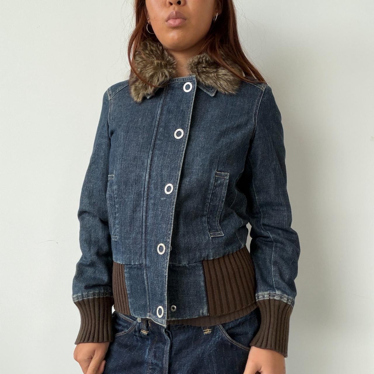 Vintage Brown Denim Jacket