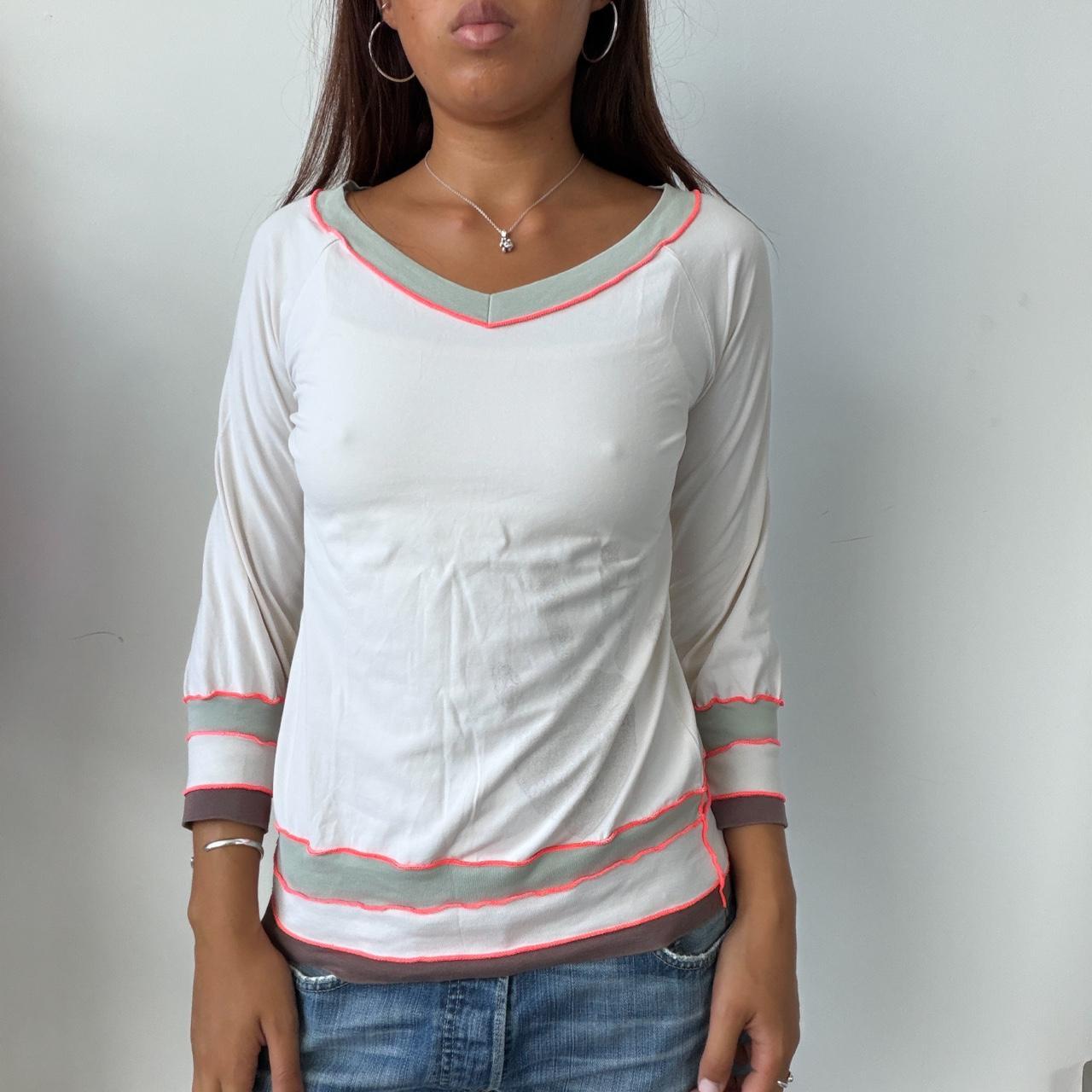 Vintage White Cop Copine Top